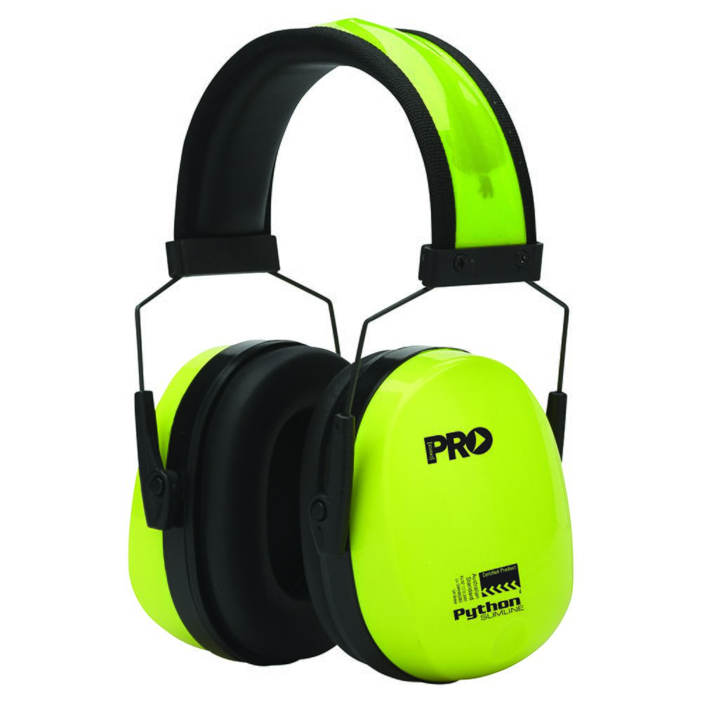 Pro Choice Safety Gear Python Slimline Earmuffs Class 5, -31Db