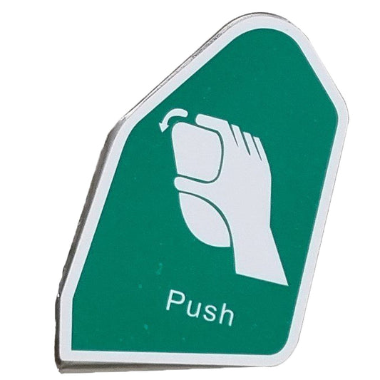 Maxisafe EWS996 Handle Push Stainless Steel