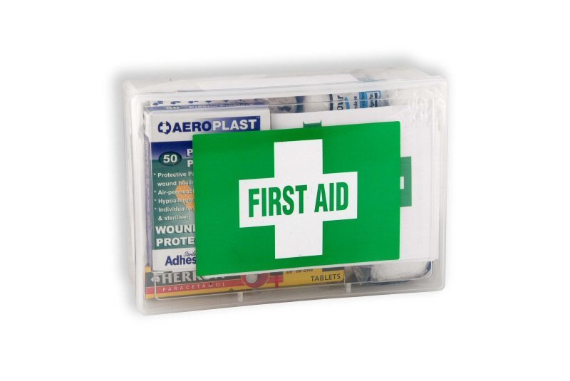 Max Global Products F29 First Aid Case Plastic Fischer Clear Medium