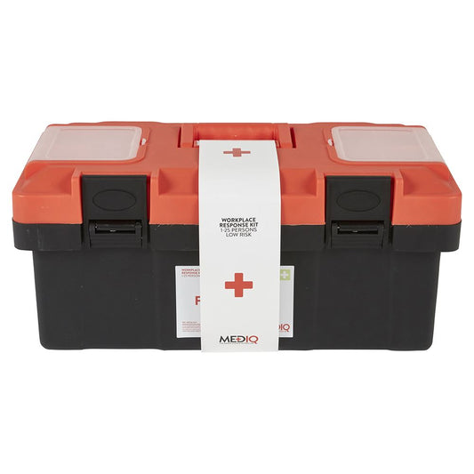 Pro Choice Safety Gear Essential Workplace Response First Aid Kit In Plastic Tackle Box