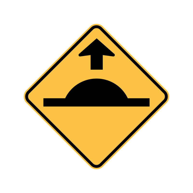 Sign - Speed Hump Ahead - 600 x 600mm