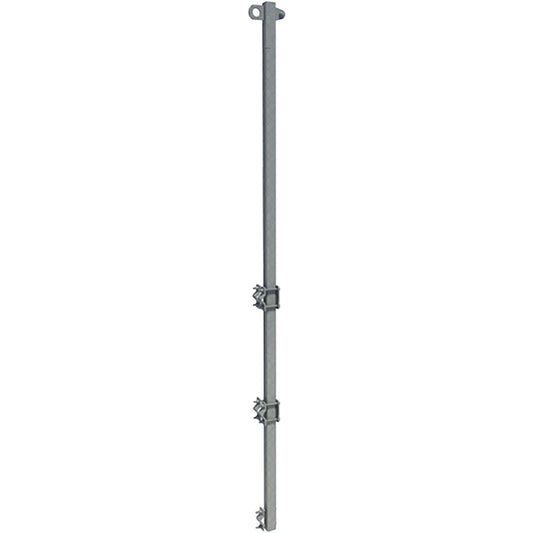 Miller Platform Exit Post, with three rung clamps