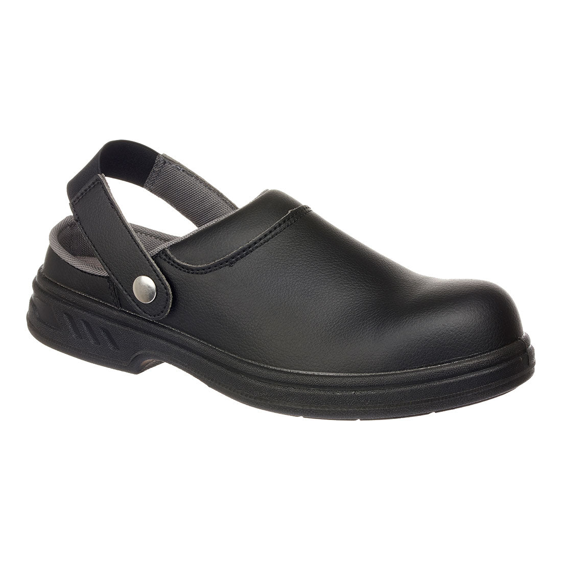 Portwest Slip-On Safety Clog SB FO SR WPA E A in Black