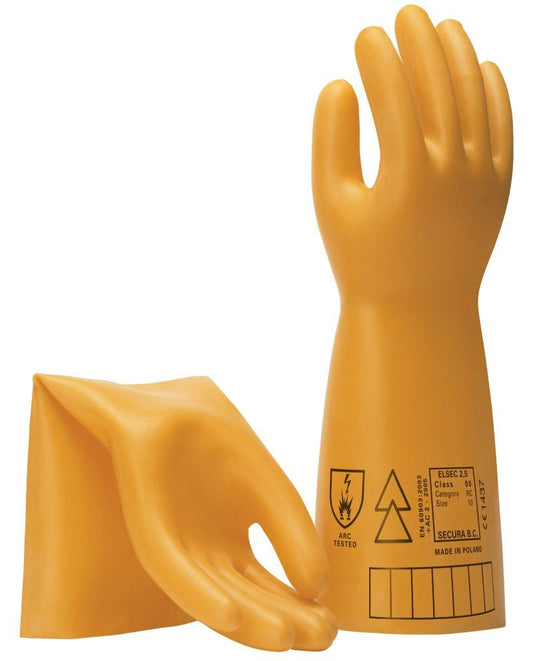 Maxisafe GEG294 Electrical Insulating Glove, 500v, 2.5kv Class 00