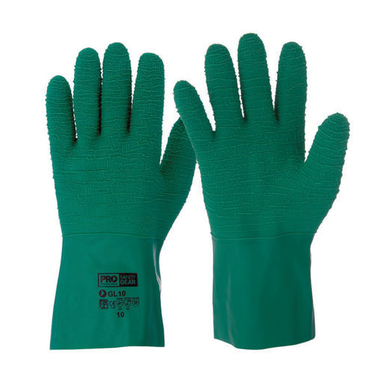 Pro Choice Safety Gear Green Gauntlet Gloves