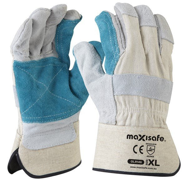 Maxisafe GLR146 Heavy Duty Polisher Gloves - Reinforced Palm