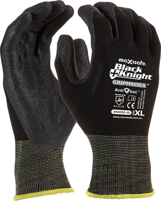 Maxisafe GNN192 Black Knight Gripmaster Coated Glove