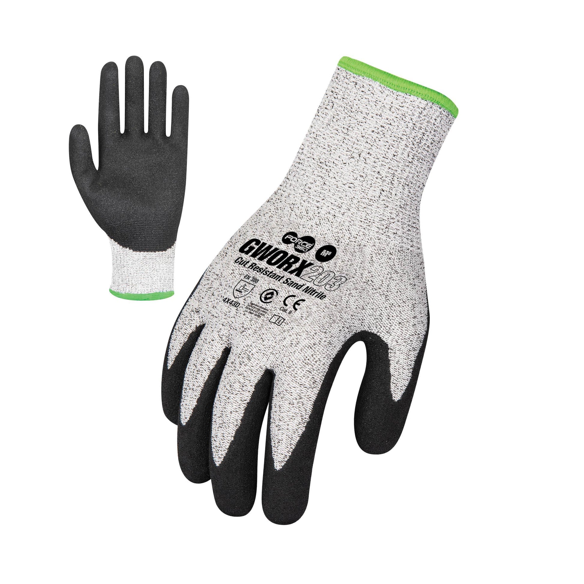 Force360 Force360 Cut Resistant Sand Nitrile Glove (Cut Level C)