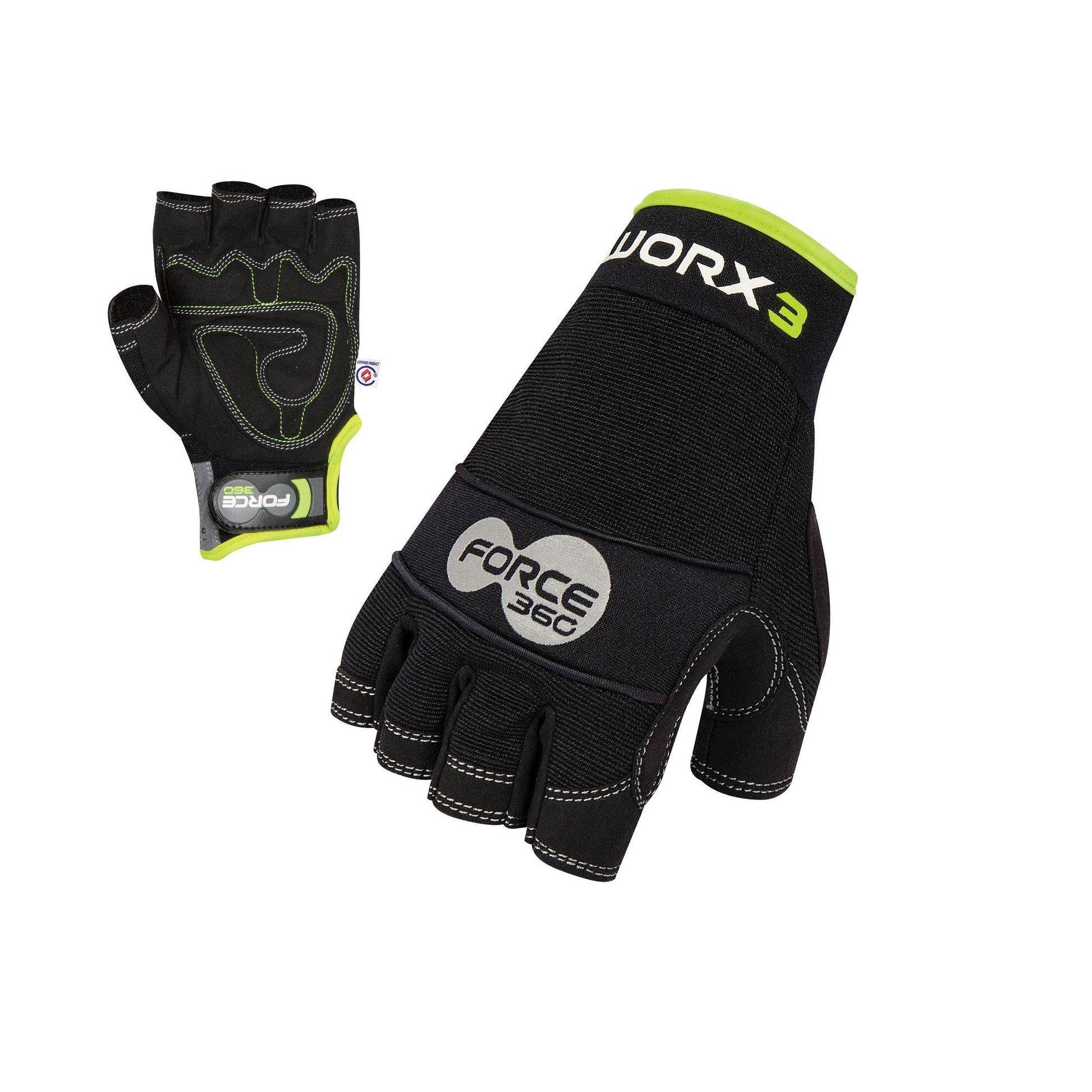 Force360 Force360 Original Mechanics Fingerless Glove