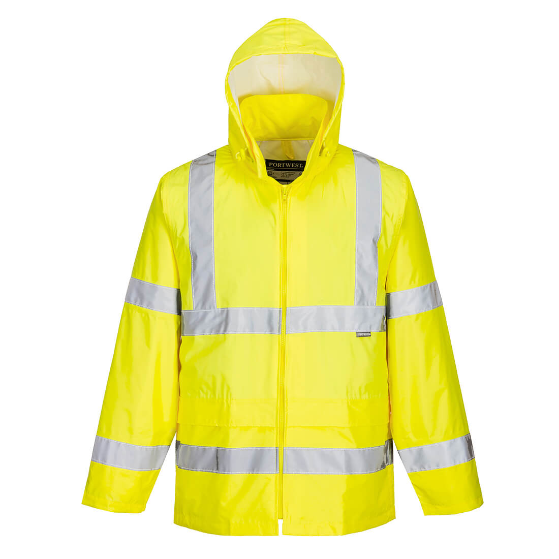 Portwest Hi-Vis Rain Jacket in Yellow