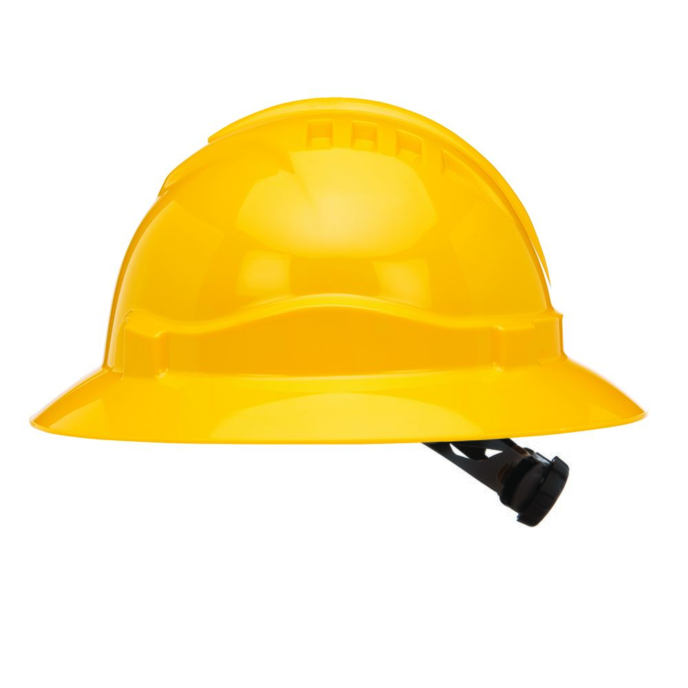 Pro Choice Safety Gear V6 Hard Hat Unvented Full Brim Ratchet Harness