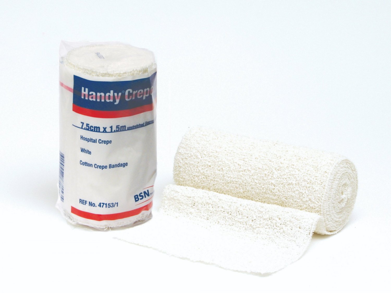 BSN MEDICAL B47153 Handy Hospital-Weight Crepe Bandage 7.5cm