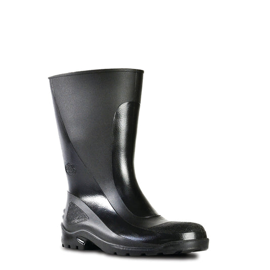 HANDYMAN- BLACK/BLACK 300 PVC NON SAFETY GUMBOOT