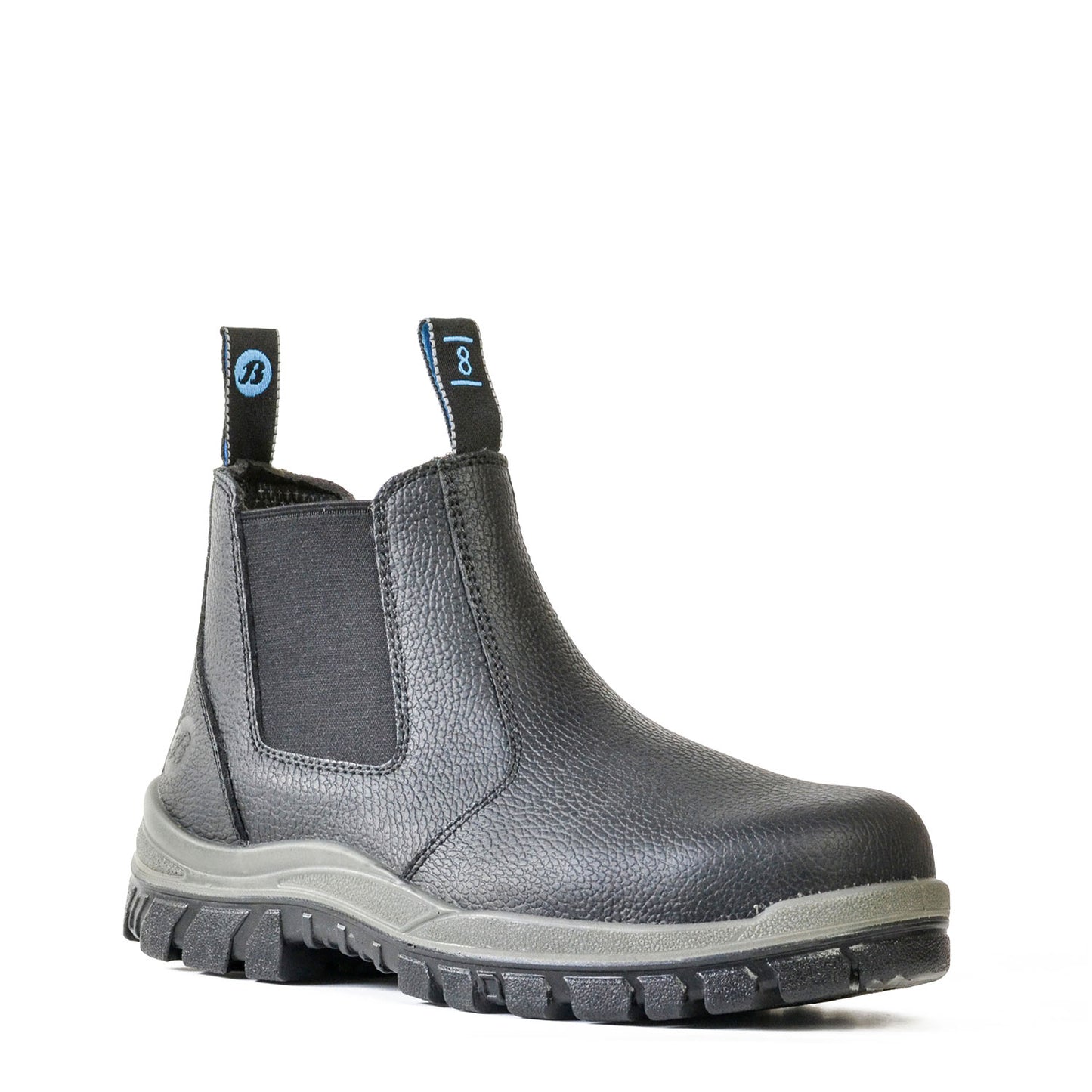 HERCULES- BLACK RAMBLER SLIP ON SAFETY BOOT