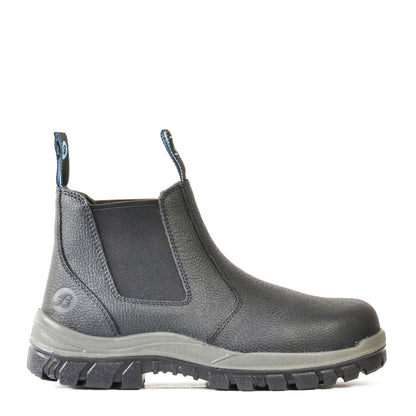HERCULES- BLACK RAMBLER SLIP ON SAFETY BOOT