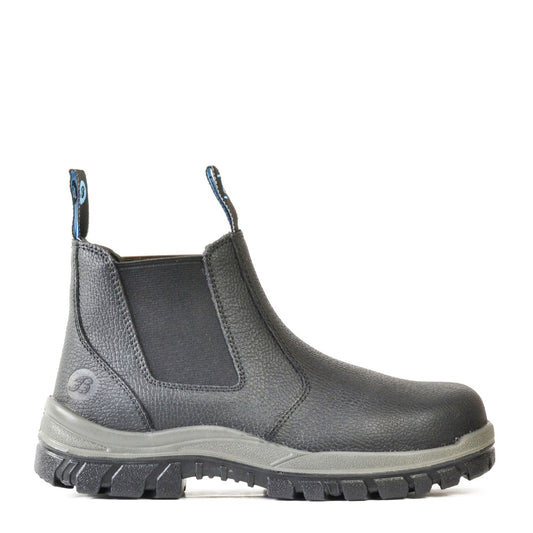 HERCULES- BLACK RAMBLER SLIP ON SAFETY BOOT
