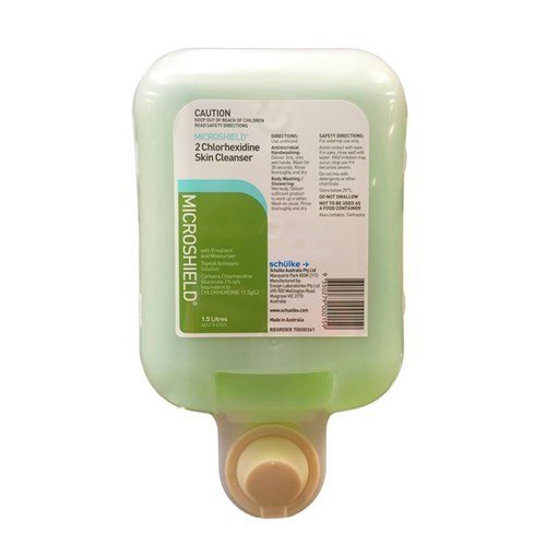 SCHULKE AUSTRALIA J61222 Microshield 2 Chlorhexidine Skin Cleanser Cartridge 1.5L