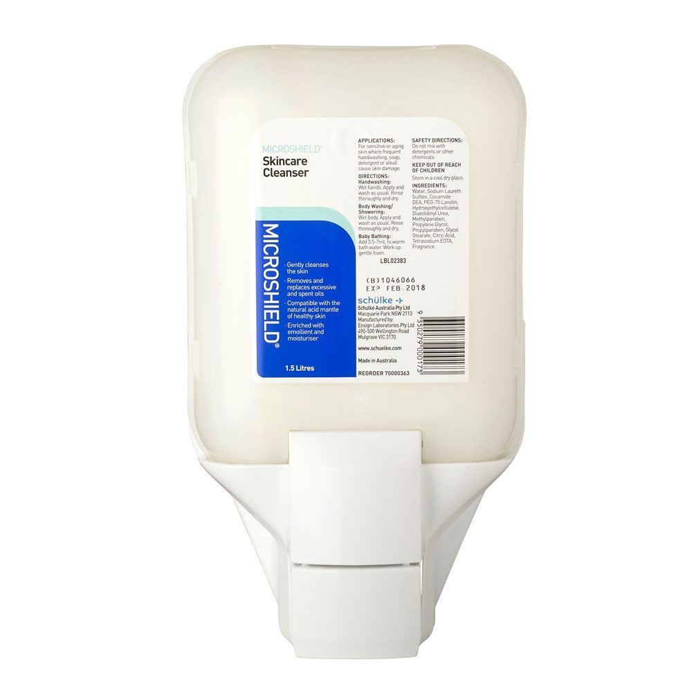 SCHULKE AUSTRALIA J61227 Microshield Skincare Cleanser Cartridge 1.5L