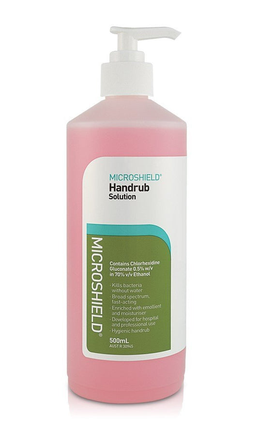 SCHULKE AUSTRALIA J61357 Microshield Handrub Solution 500mL