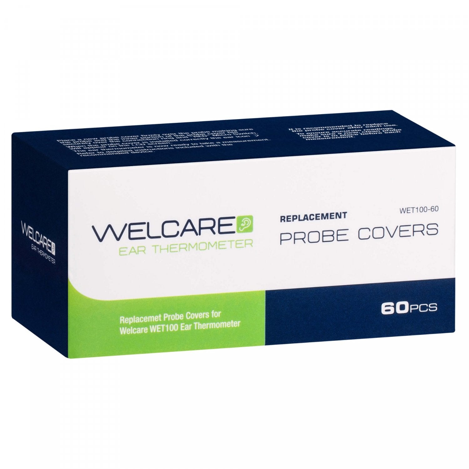 Max Global Products JADWET100-60 Thermometer: Welcare Ear Probe Cover 60 ( for Use with WET100 )
