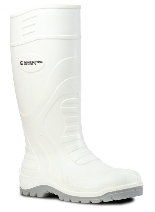 JOBMASTER PU- WHITE/GREY 400 PU SAFETY GUMBOOT
