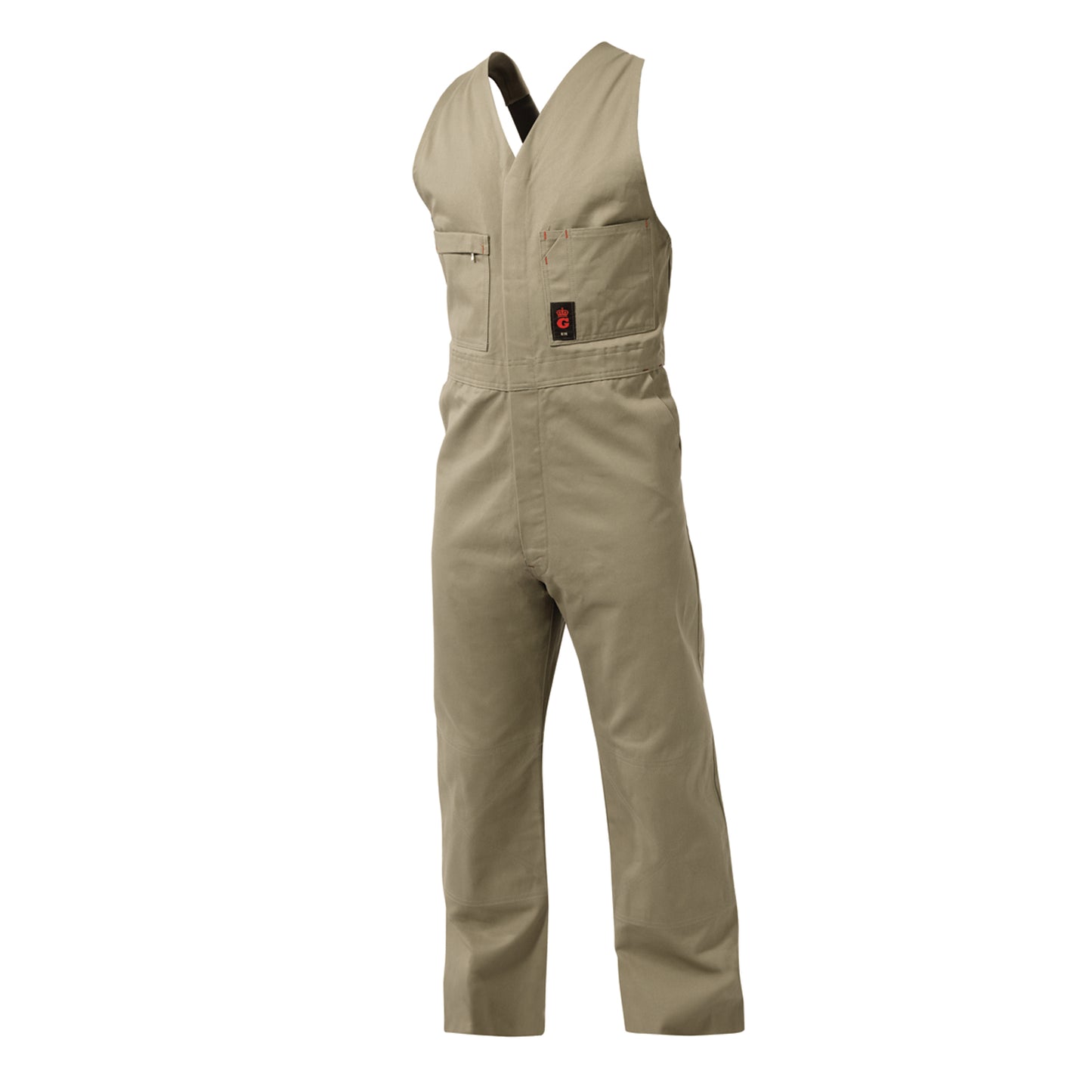 King Gee K02060 Originals Sleeveless Cotton Drill Work Overalls