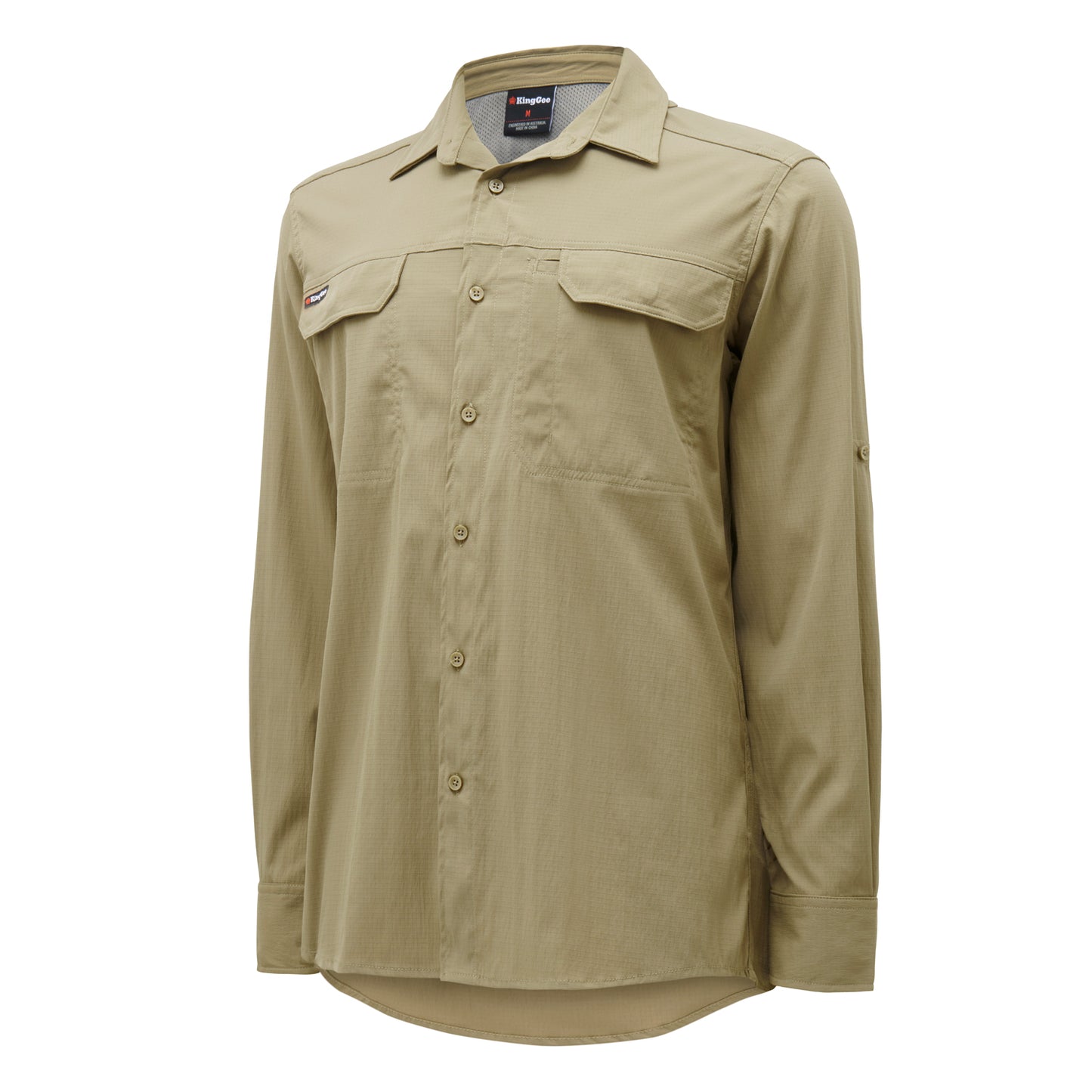King Gee K14023 Drycool Lightweight Stretch Long Sleeve Work Shirt