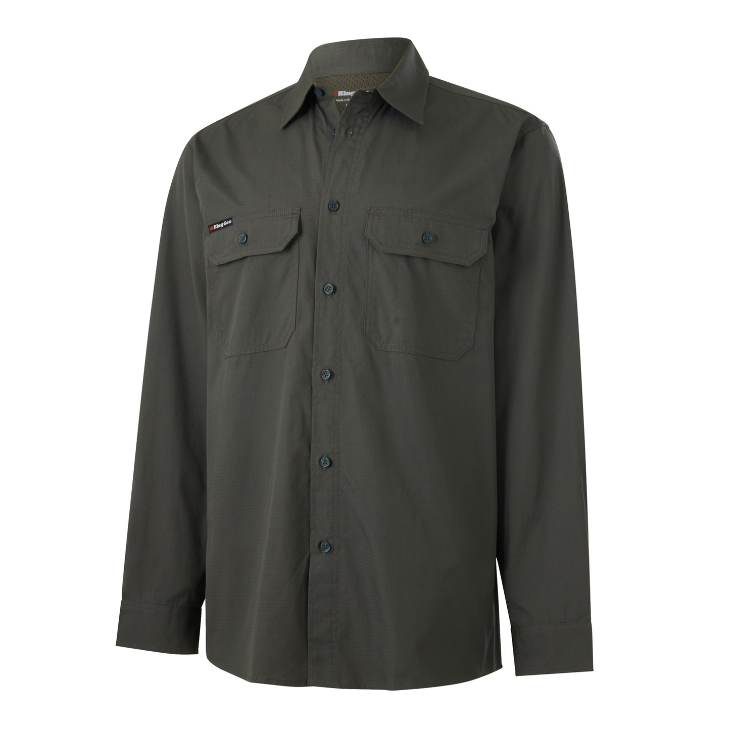 King Gee K14031 Workcool Vented Shirt Long Sleeve