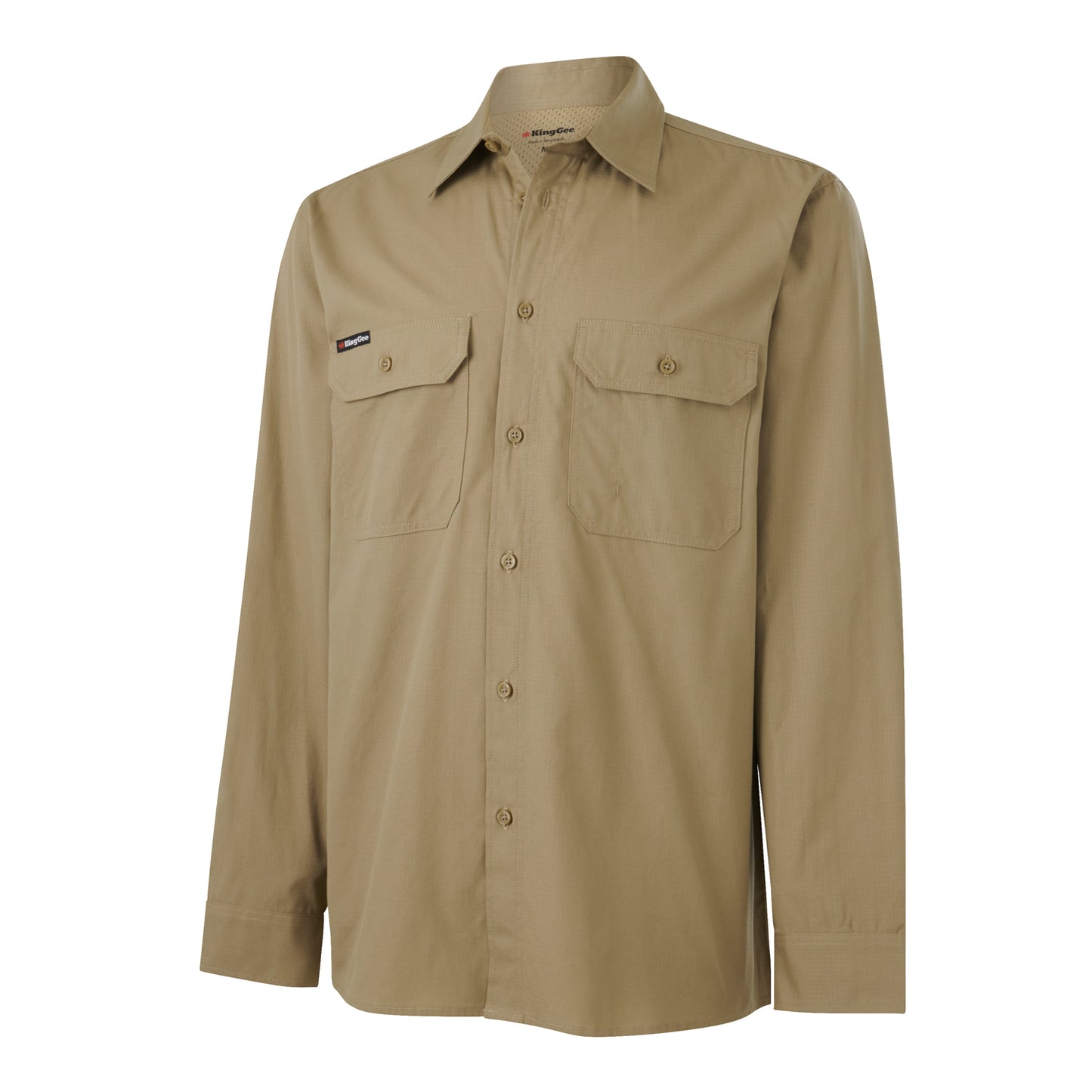 King Gee K14031 Workcool Vented Shirt Long Sleeve