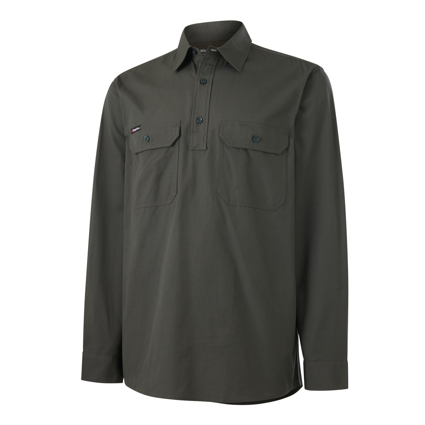 King Gee K14033 Workcool Vented Closed Front Shirt Long Sleeve