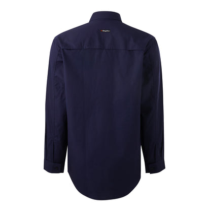 King Gee K14033 Workcool Vented Closed Front Shirt Long Sleeve