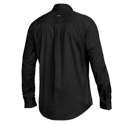 King Gee K14350 Tradies Lightweight Cotton Drill Long Sleeve Work Shirt