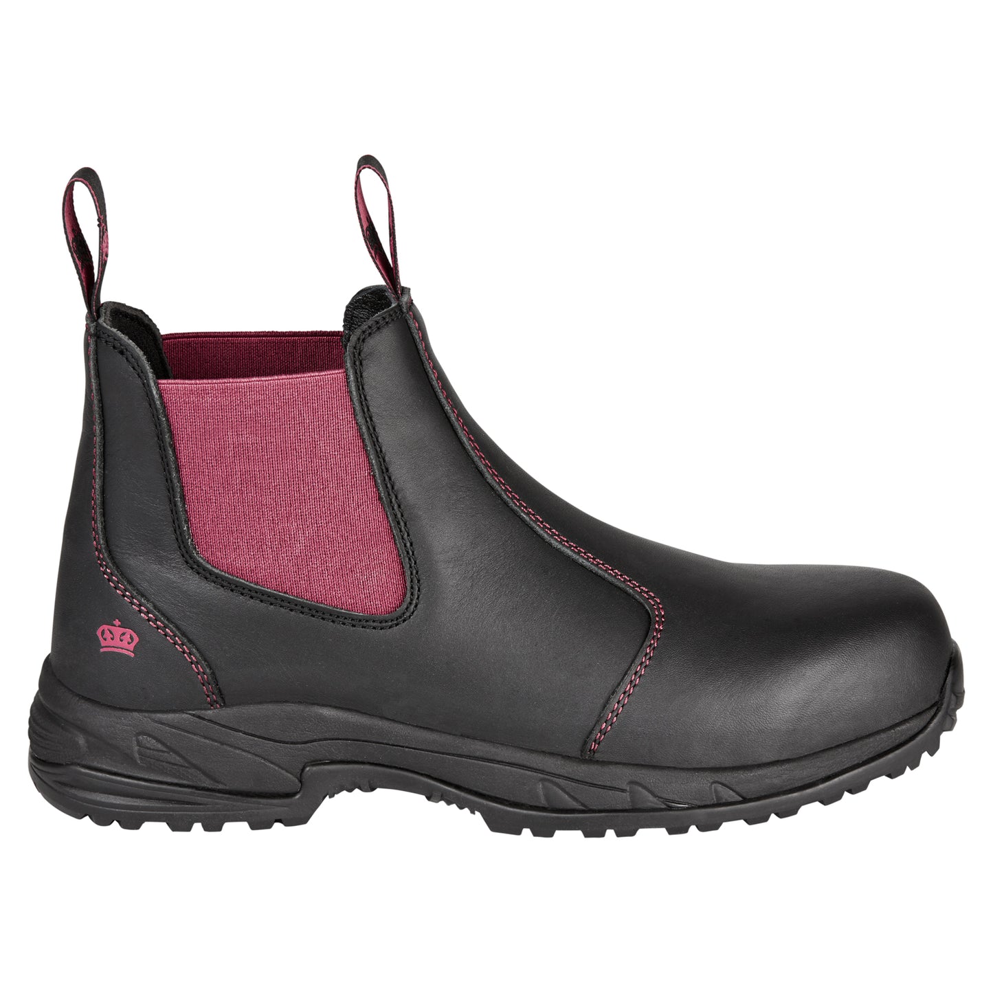 King Gee K27390 Women's Tradie Gusset Composite Cap Work Boots - Black