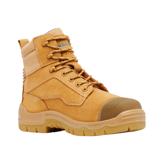 King Gee K27872 Phoenix Metguard Composite Toe Safety Work Boots 6" - Wheat