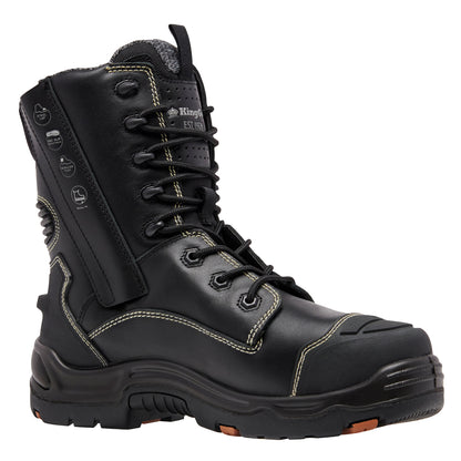 King Gee K27996 ONYX 8Z Metguard Puncture-Resistant Work Boot - Black