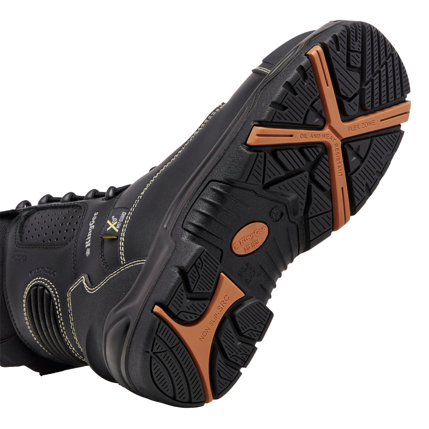 King Gee K27996 ONYX 8Z Metguard Puncture-Resistant Work Boot - Black