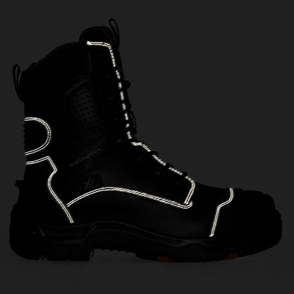 King Gee K27996 ONYX 8Z Metguard Puncture-Resistant Work Boot - Black