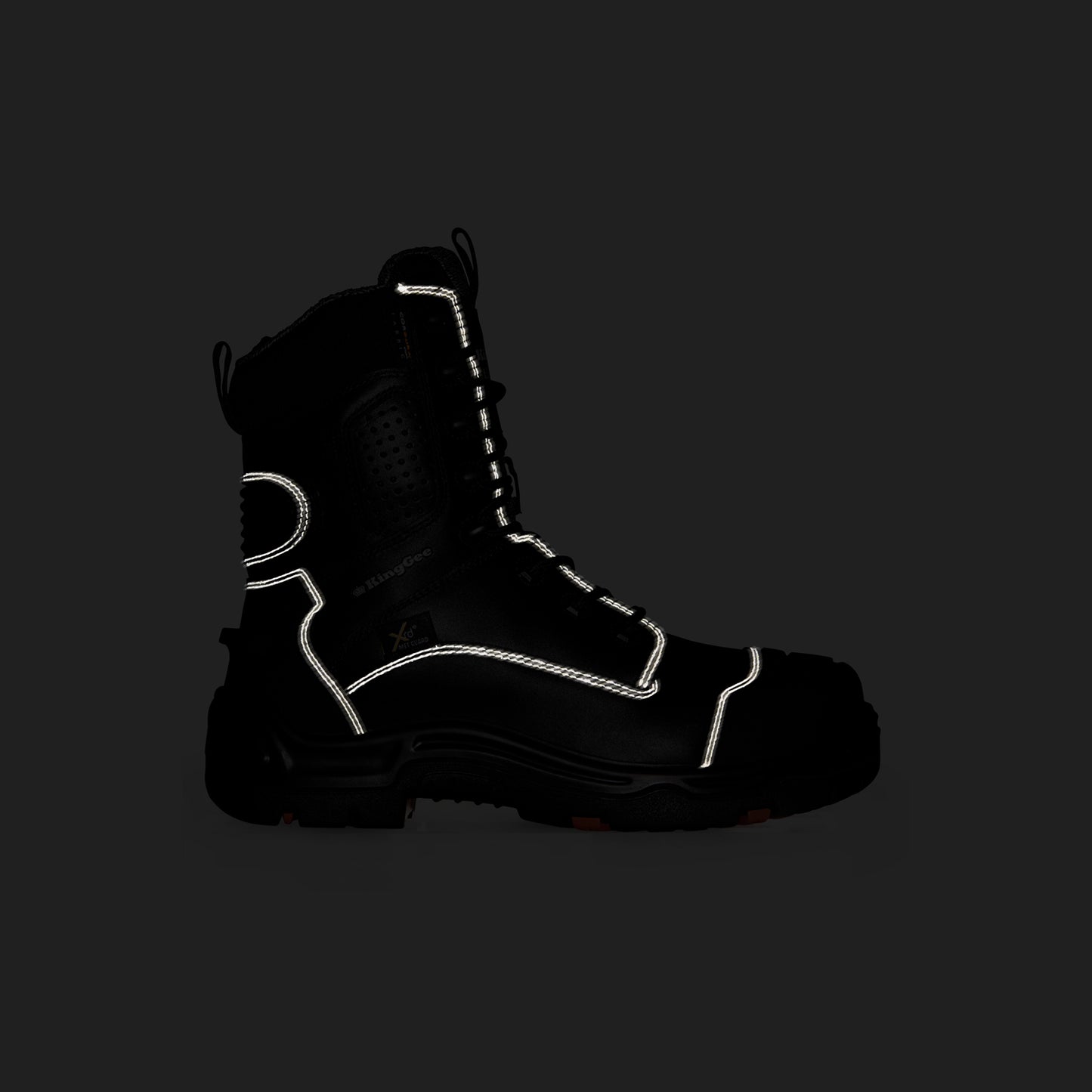 King Gee K27996 ONYX 8Z Metguard Puncture-Resistant Work Boot - Black