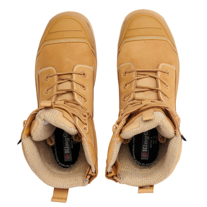 King Gee K27997 ONYX 8Z Metguard Puncture-Resistant Work Boot - Wheat