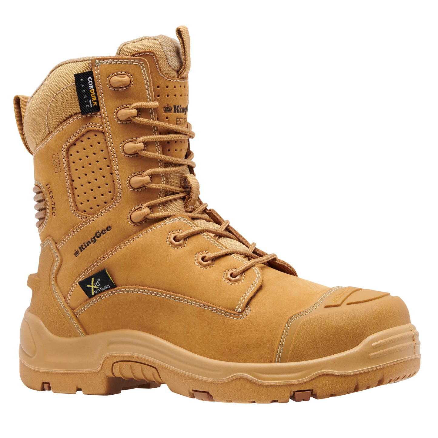 King Gee K27997 ONYX 8Z Metguard Puncture-Resistant Work Boot - Wheat