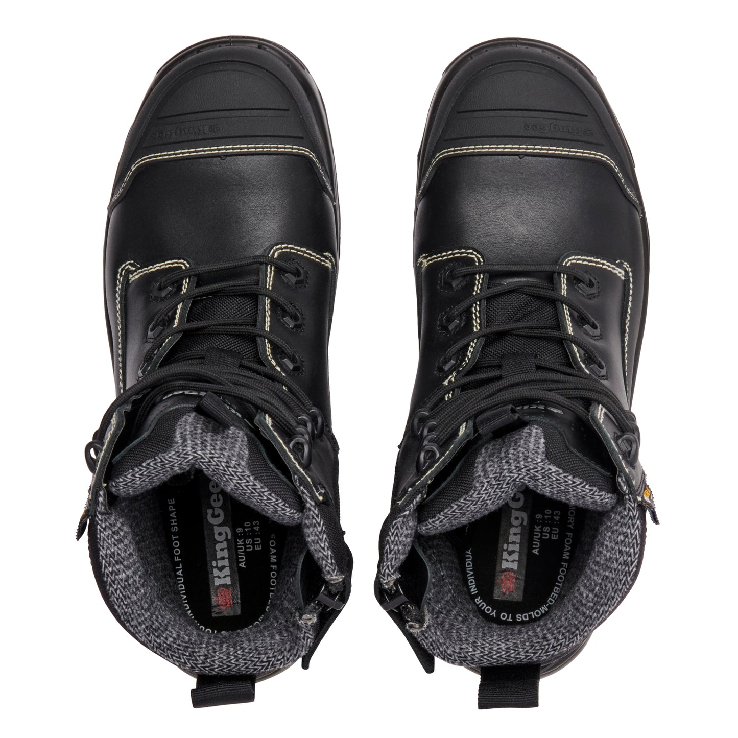 King Gee K27998 ONYX 6Z Puncture-Resistant Work Boot - Black
