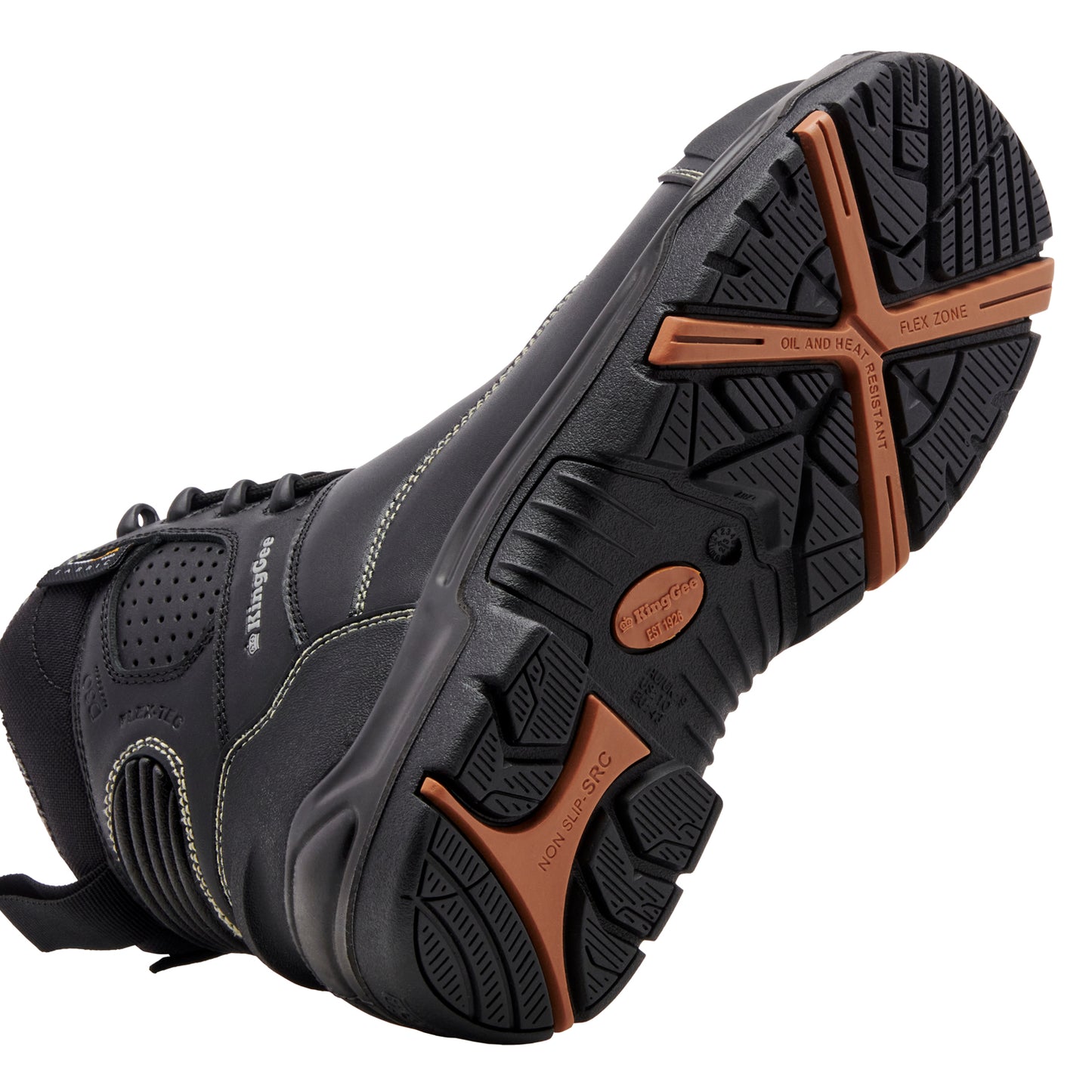 King Gee K27998 ONYX 6Z Puncture-Resistant Work Boot - Black