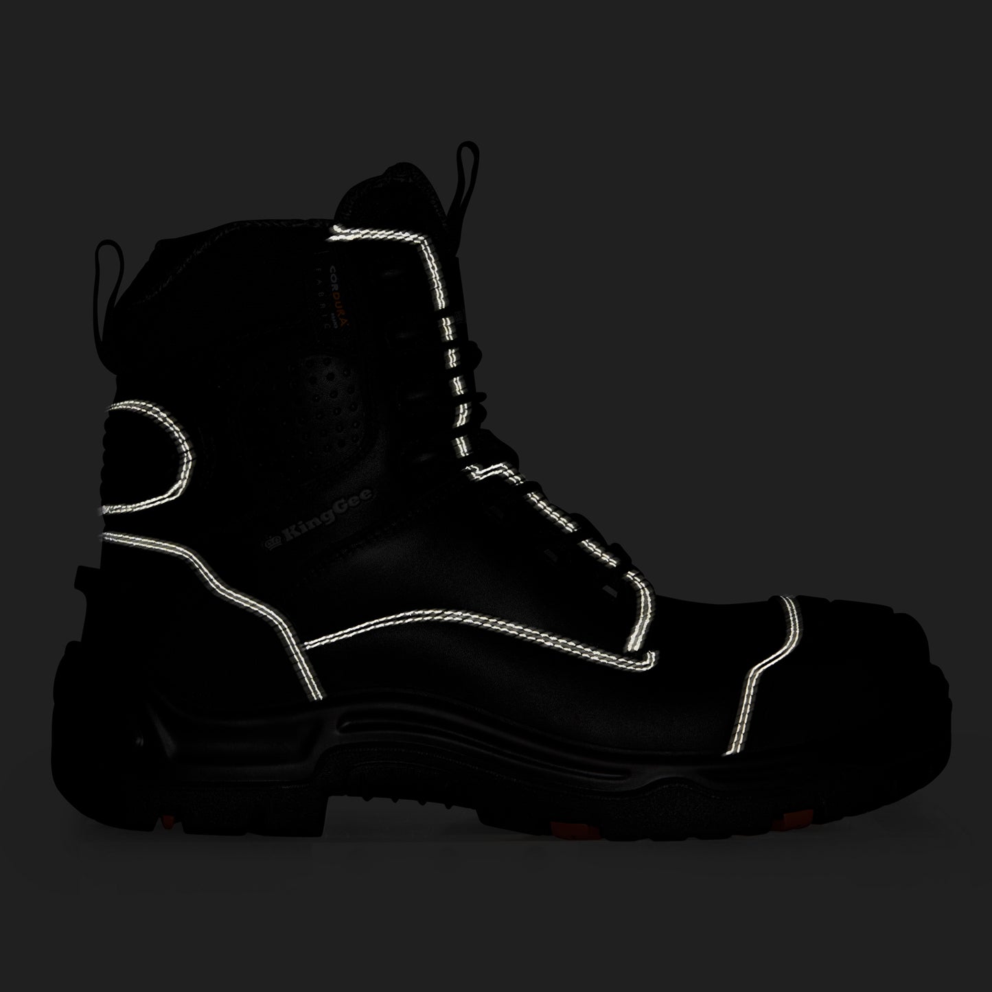 King Gee K27998 ONYX 6Z Puncture-Resistant Work Boot - Black