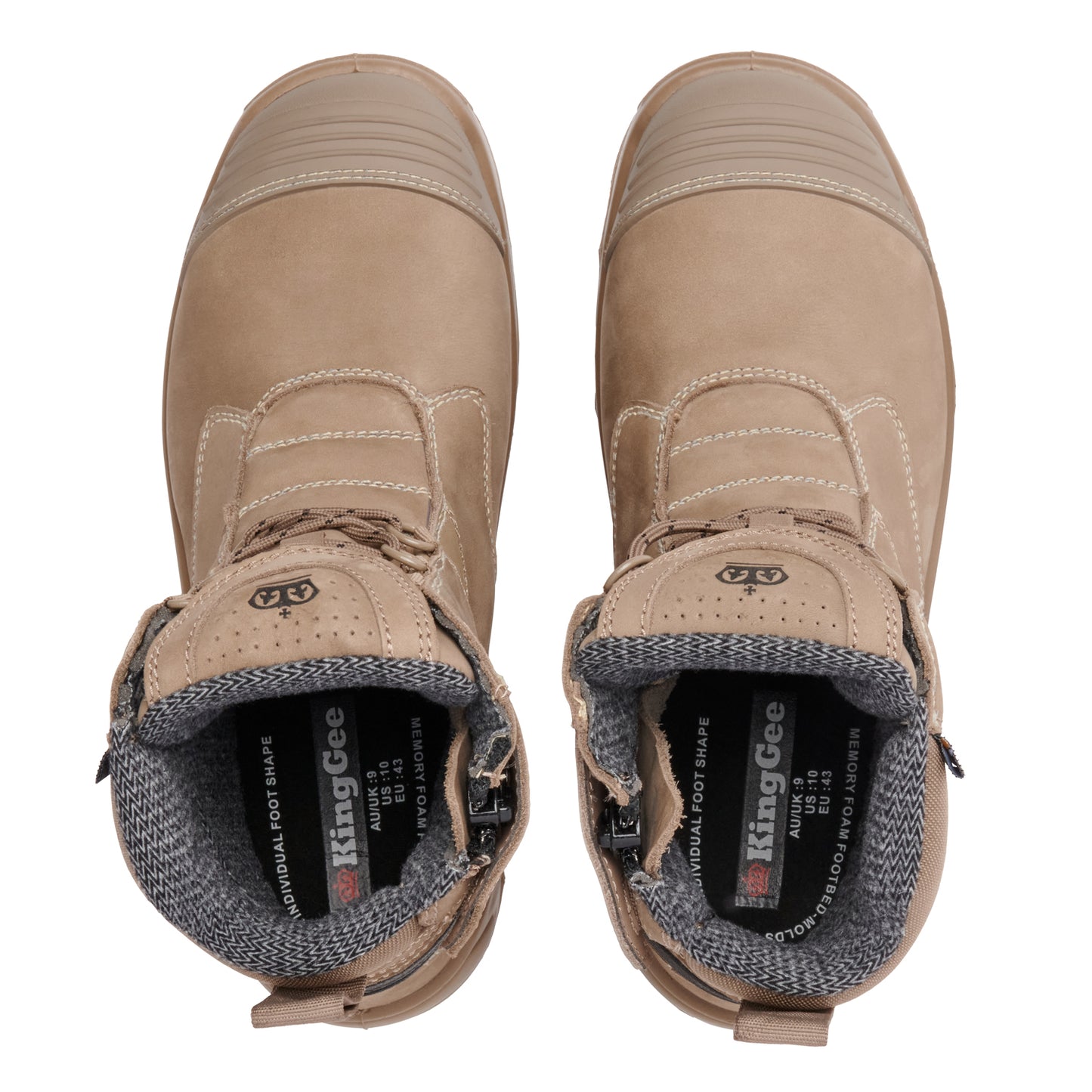 King Gee K28010 BENNU PRO 6 Work Boot - Stone