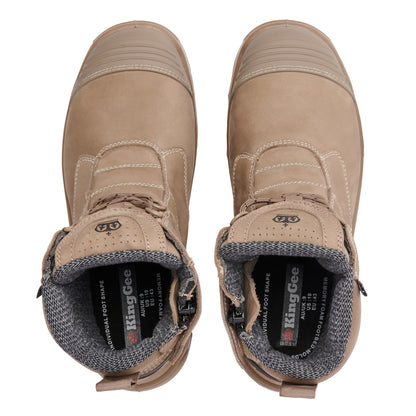 King Gee K28010 BENNU PRO 6 Work Boot - Stone