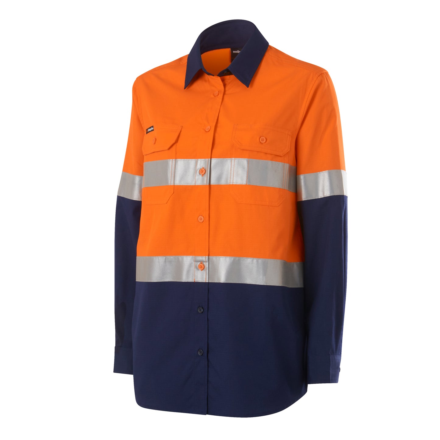 King Gee K44234 Womens Workcool Maternity Reflective Shirt