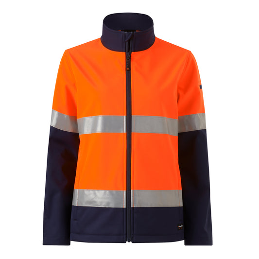 King Gee K45006 Women's Reflective Spliced Soft Shell Jacket
