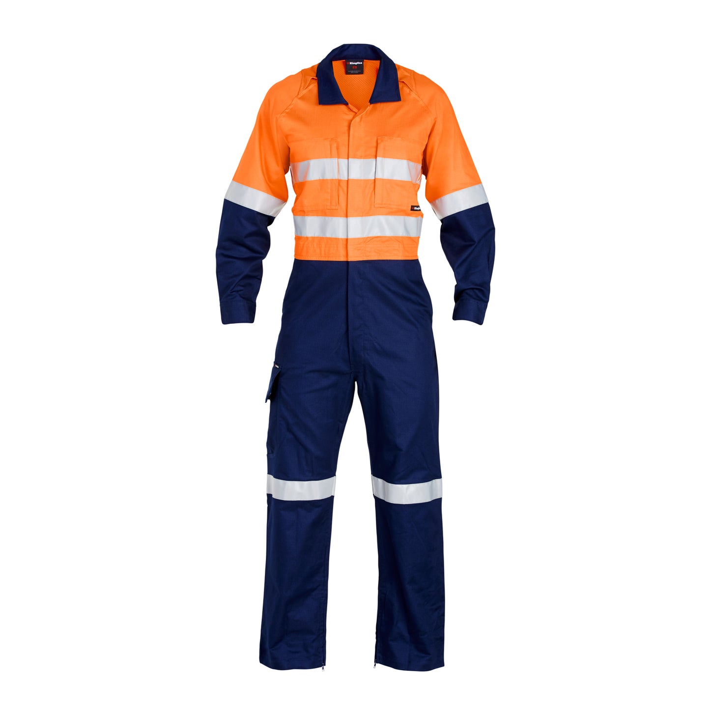 King Gee K51540 Workcool 2 Hi-Vis Reflective Two Tone Work Coveralls