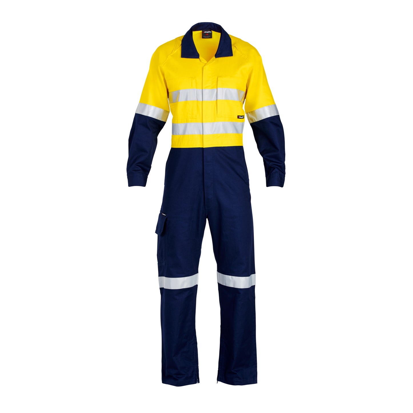 King Gee K51540 Workcool 2 Hi-Vis Reflective Two Tone Work Coveralls