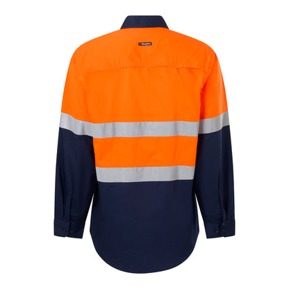 King Gee K54007 Originals Closed Front  Vented Drill Shirt Tape